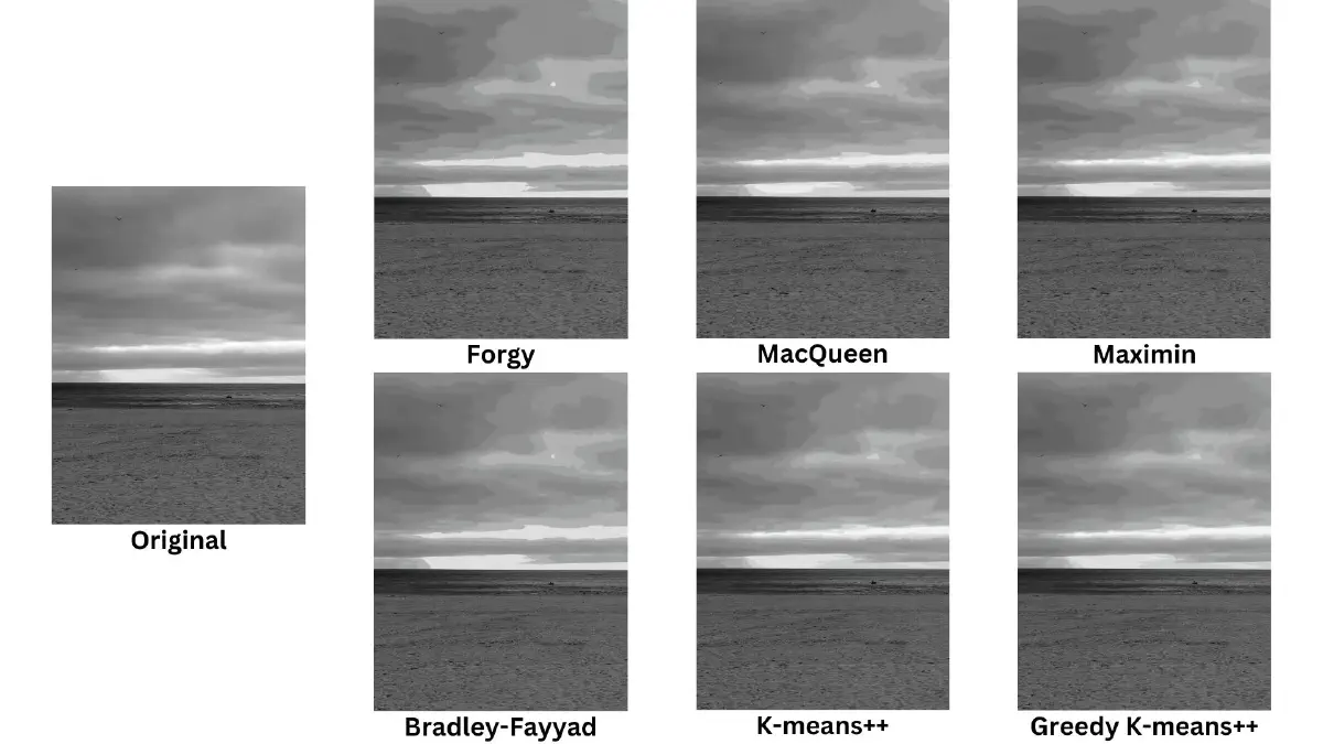 Compressed Image Using 16 Colors on a Black & White Photo