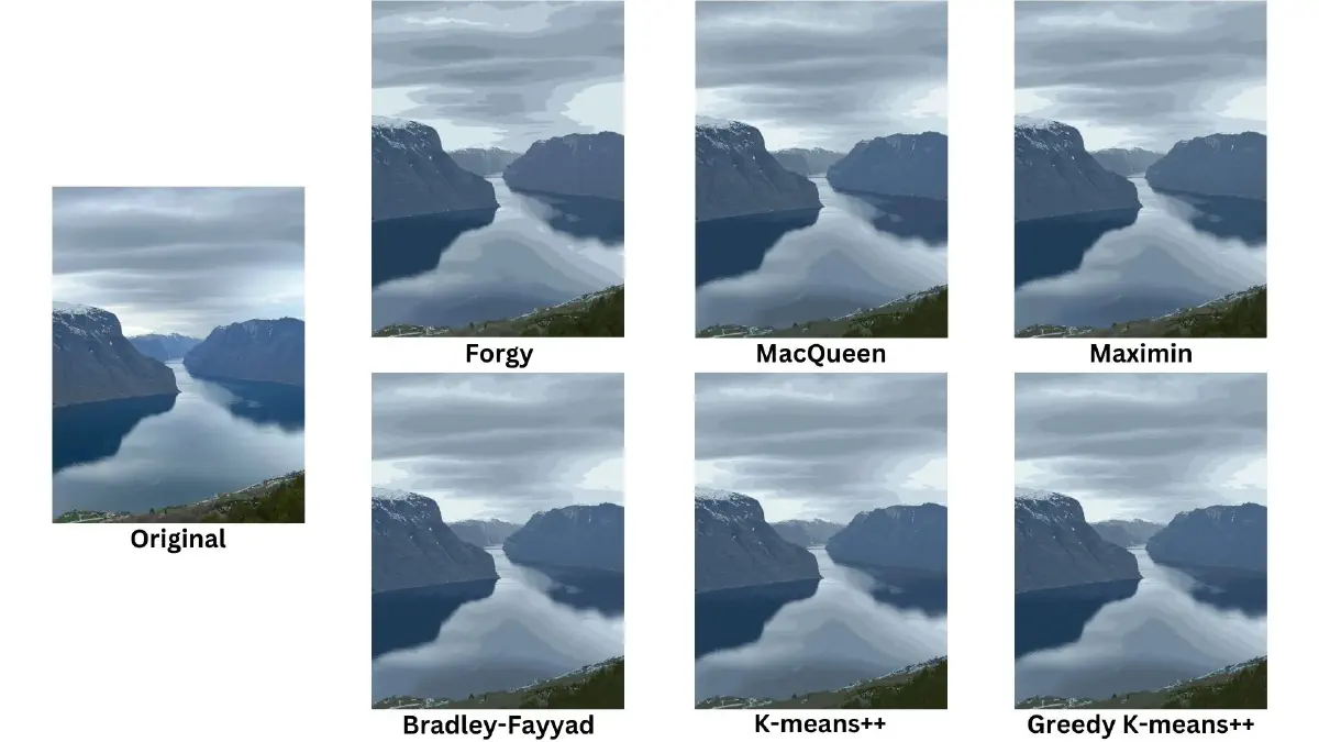 Compressed Image Using 16 Colors on a Dominantly Colored Photo