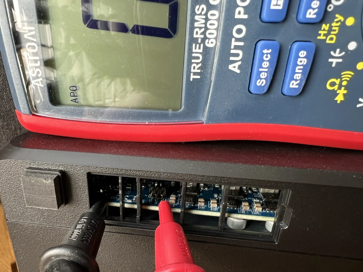Identifying Ground Pin Using Multimeter on UART Debug Port